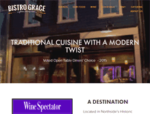 Tablet Screenshot of bistrograce.com